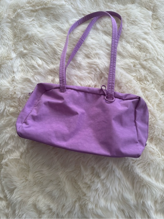 BAGGU Handbags - BAGGU Nylon Bowler Bag in Rose